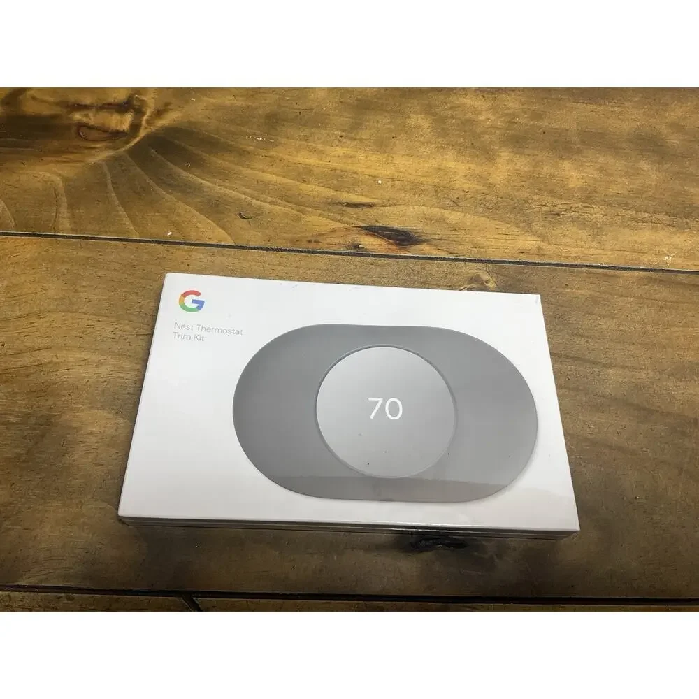 Google Nest Thermostat Trim Kit GZZN7 GA02086-US - Charcoal NEW SEALED